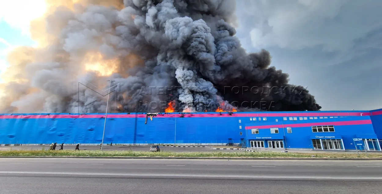 Пожар на складе Ozon / агентство городских новостей &quot;Москва&quot;​