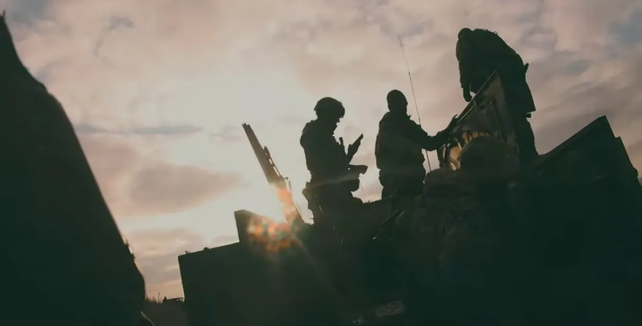 Бойцы &quot;Азова&quot; в Мариуполе / Скриншот из&nbsp;видео