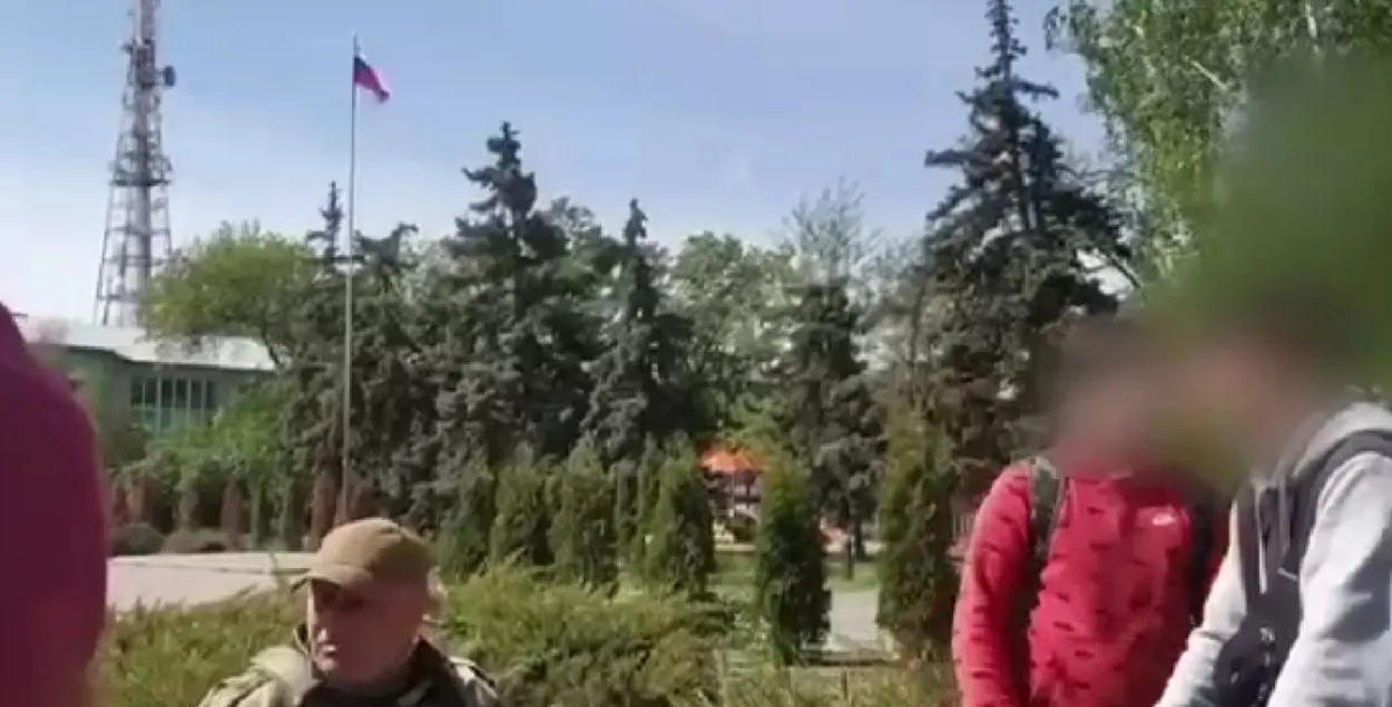 Российский военный был возмущен услышанными ответами / Скриншот из&nbsp;видео