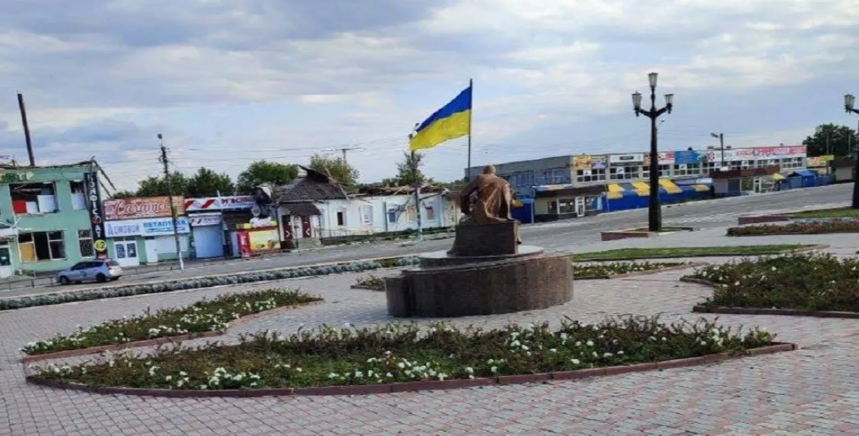 Балаклея снова под украинским флагом / /t.me/voynareal