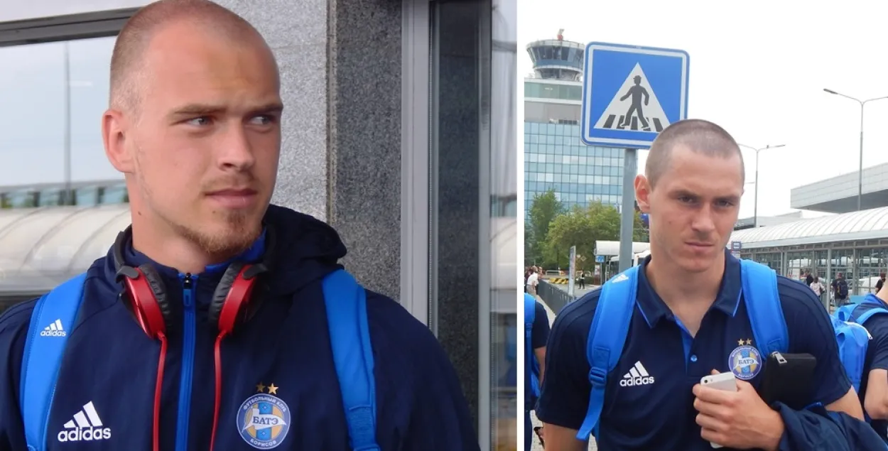 Это два разных футболиста БАТЭ: Денис Щербицкий и Николай Сигневич.