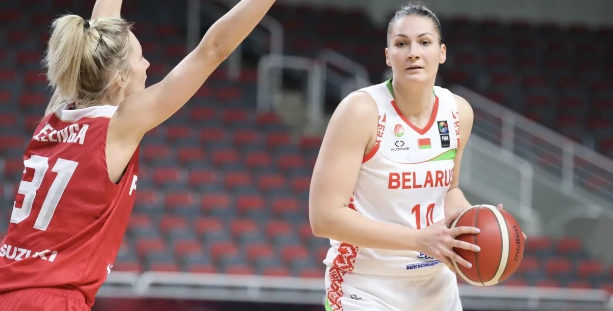 В атаке Анастасия Веремеенко / belarus.basketball