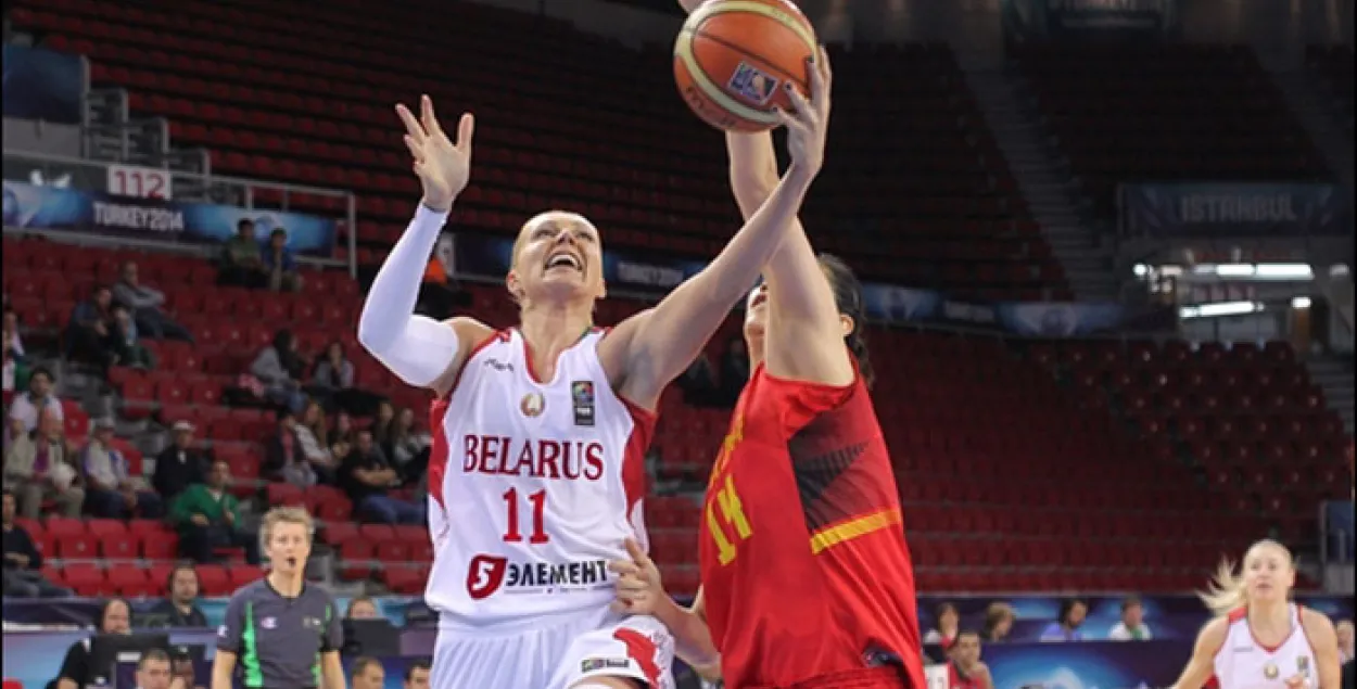 Беларускія баскетбалісткі саступілі кітаянкам на кваліфікацыі да Алімпіяды