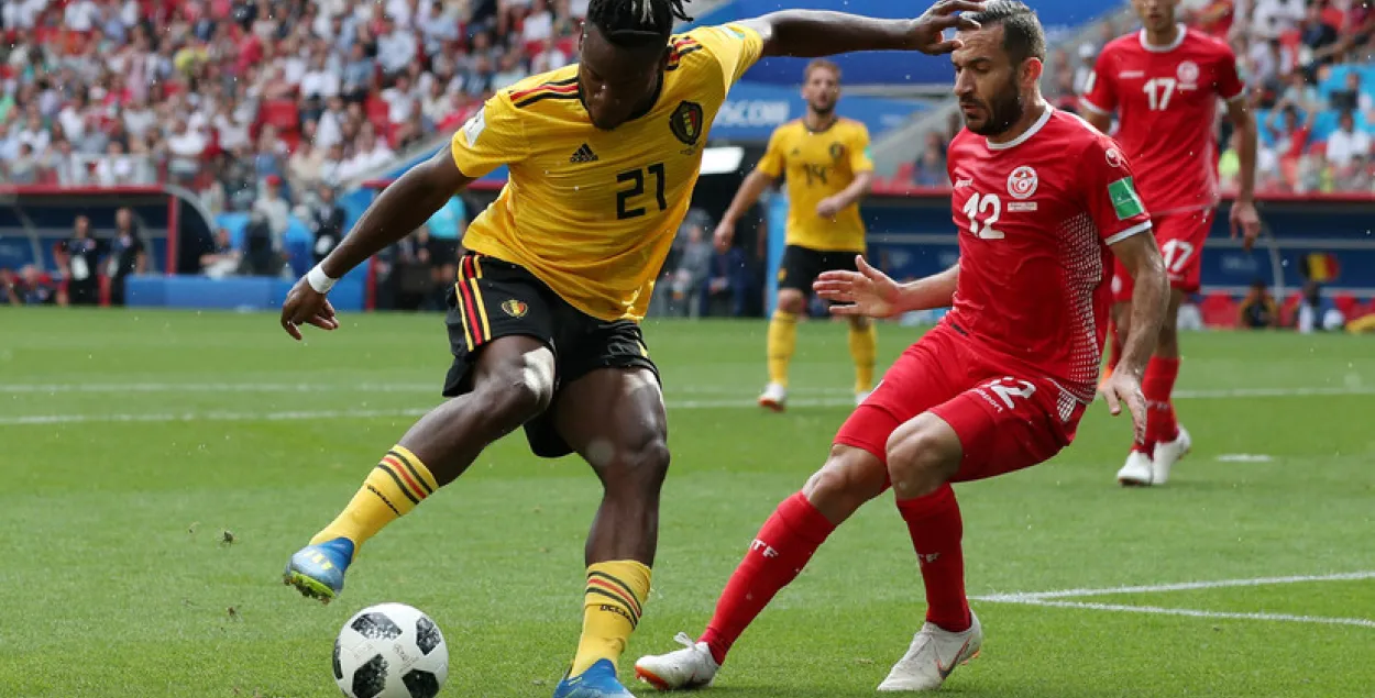 Бельгія разграміла футбалістаў Туніса — 5:2