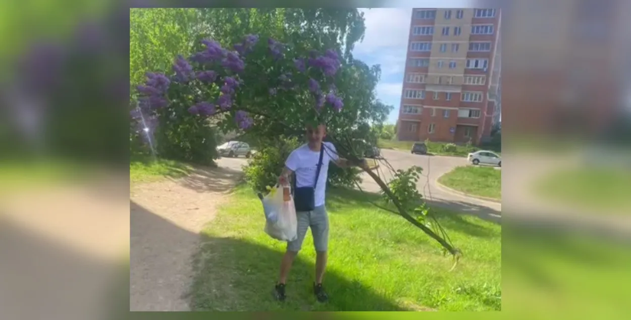 В Минске задержали парней за оторванную ветвь сирени 