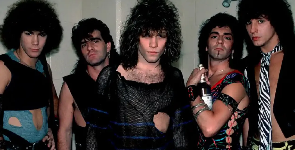 Архивный снимок Bon Jovi. Алек Джон Сач второй справа / Paul Natkin/WireImage