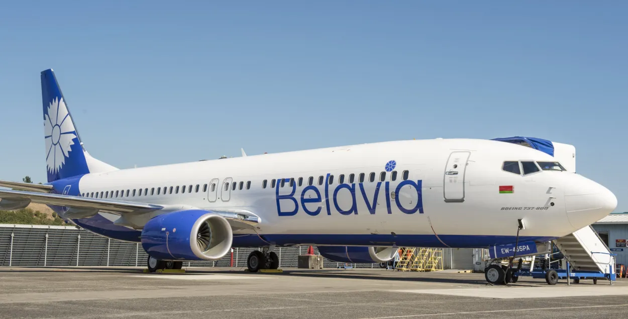 Самолёт Boeing 737NG авиакомпании &quot;Белавиа&quot; / belavia.by​