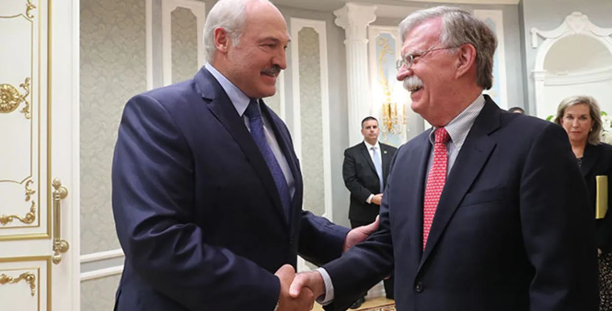 Александр Лукашенко и Джон Болтон / president.gov.by