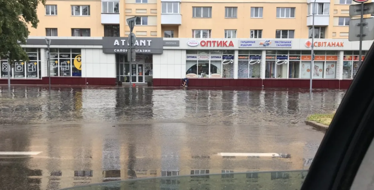 Сильный ливень затопил Брест (фото, видео) | Новости Беларуси | euroradio.fm