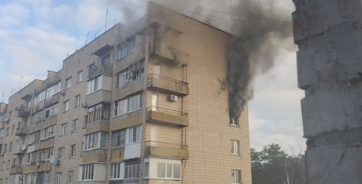 Жылы дом у горадзе Буча, Кіеўская вобласць / УНІАН