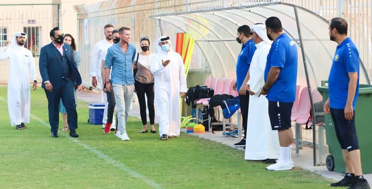 Аляксандр Глеб не будзе гуляць за "Аль-Хід" з Бахрэйна — жонка футбаліста