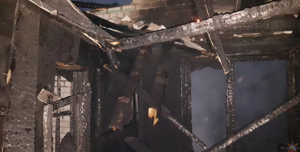 В Кореличском районе минувшей ночью горела церковь