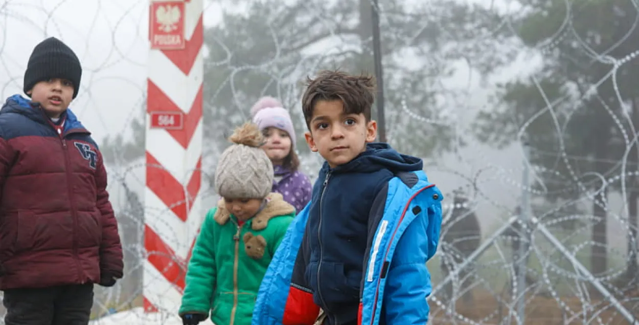 Дети мигрантов на белорусско-польской границе / sb.by​