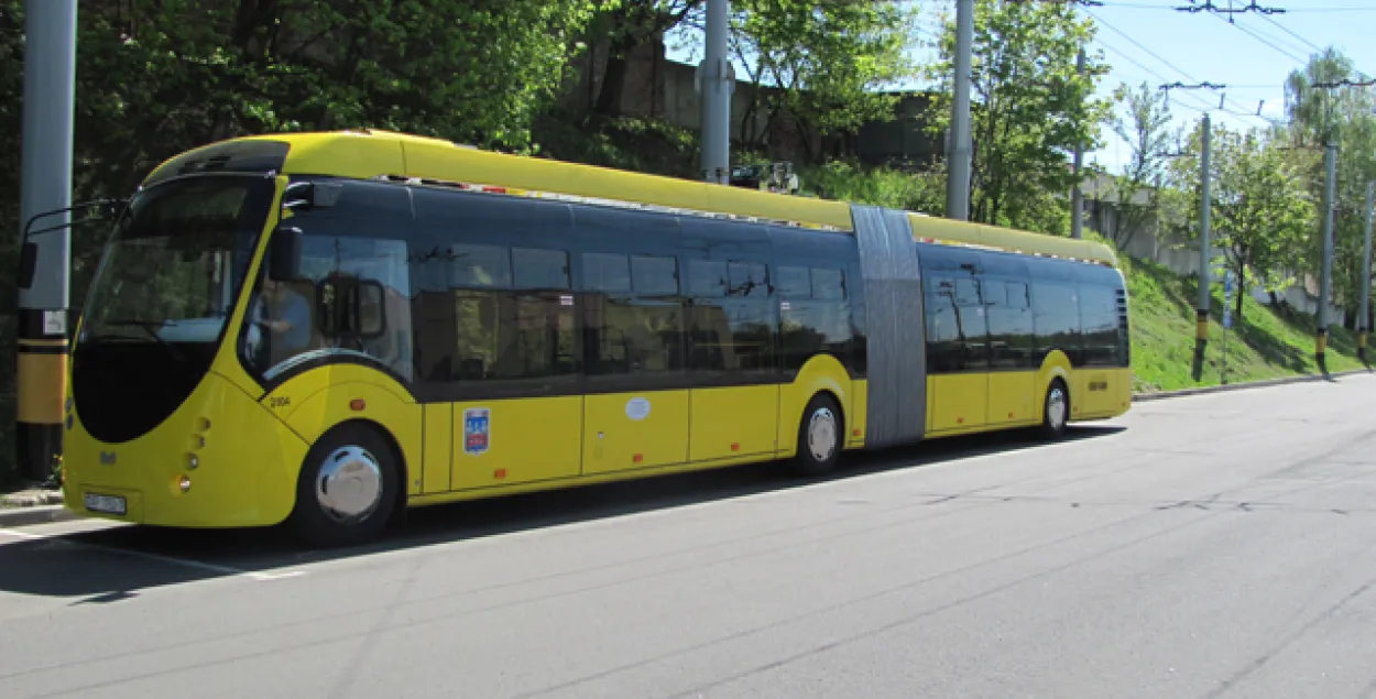 У мінскай Курасоўшчыне тралейбусы заменяць на электробусы