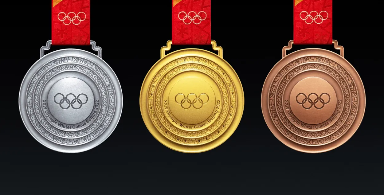 Так будут выглядеть олимпийские медали / twitter.com/Beijing2022
