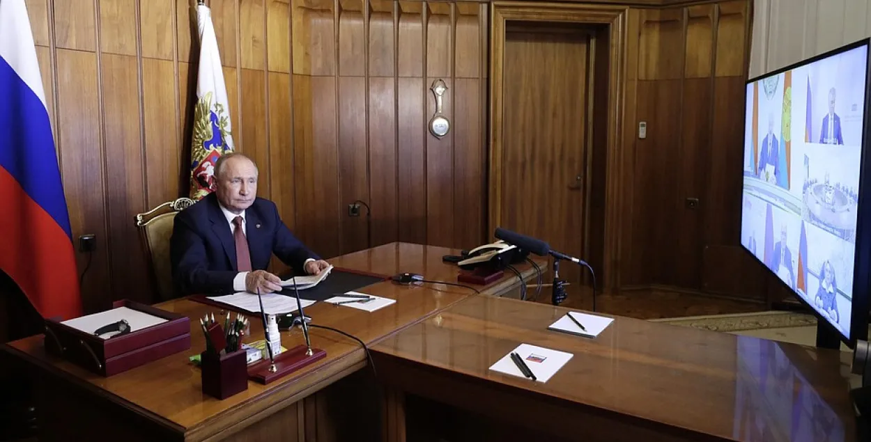 Владимир Путин во время заседания Высшего госсовета Союзного государства / kremlin.ru​
