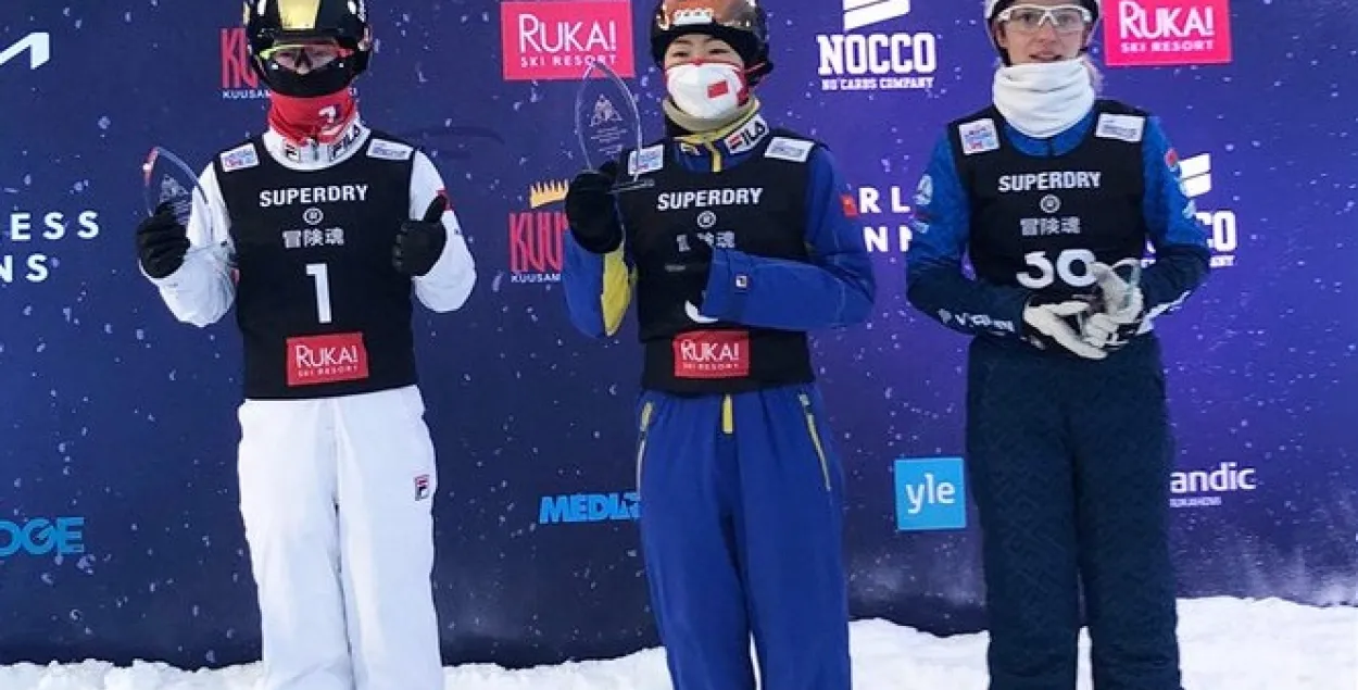 Ганна Гуськова была трэцяй на этапе Кубка свету па лыжнай акрабатыцы