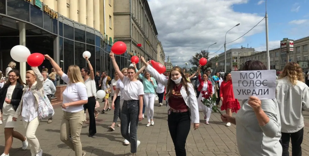 Массовые протесты и акции солидарности в Беларуси — ОНЛАЙН