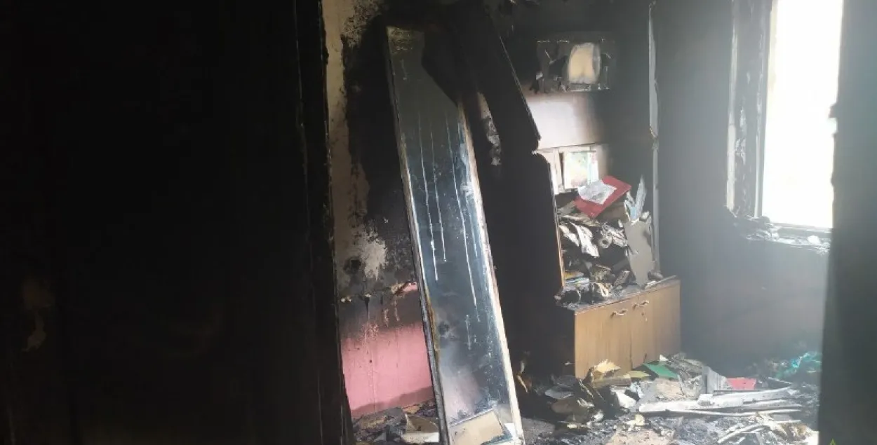 У Гродне падчас пажару з пяціпавярховіка эвакуявалі 15 чалавек
