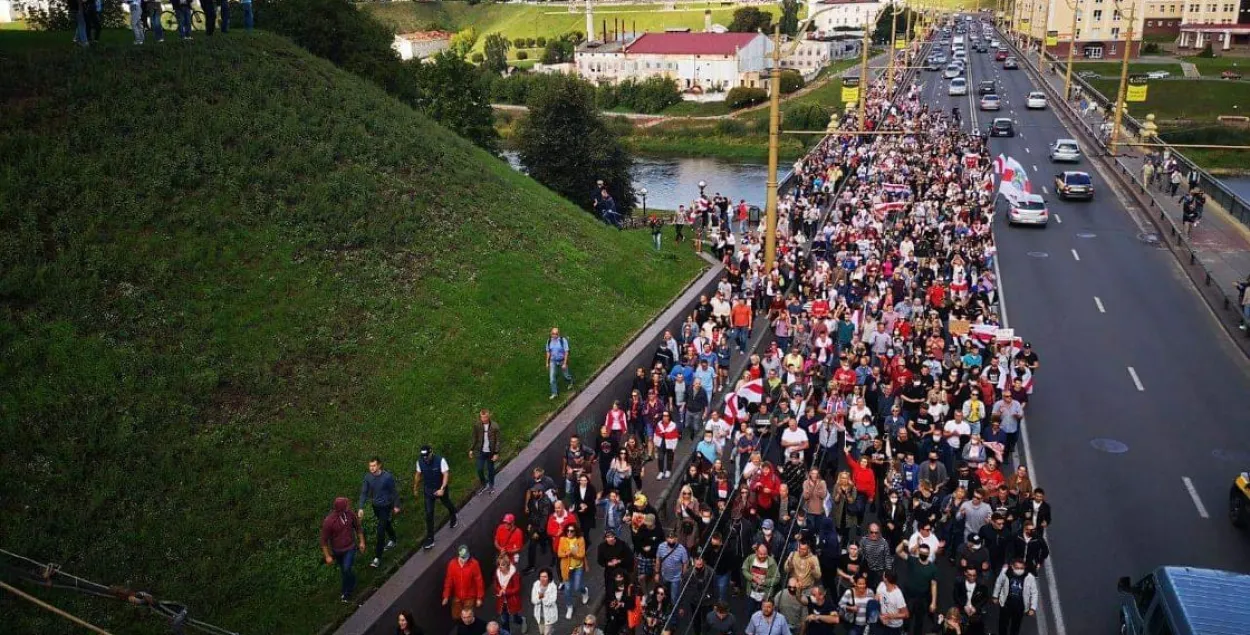 &quot;Марш единства&quot; в Гродно, 2020 год / newgrodno.by