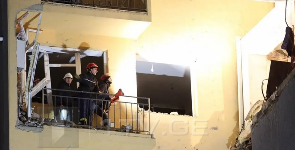 Выбух бытавога газу ў жылым доме ў Тбілісі, загінулі 4 чалавекі