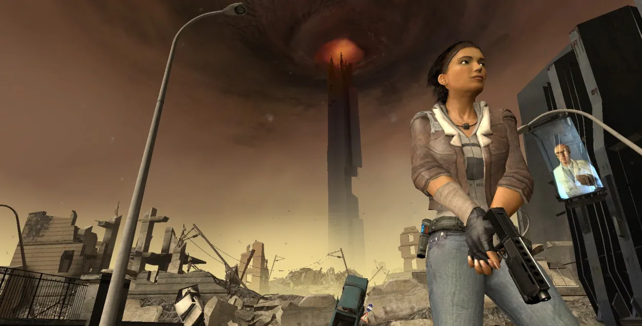 Кадр из игры Half-Life 2