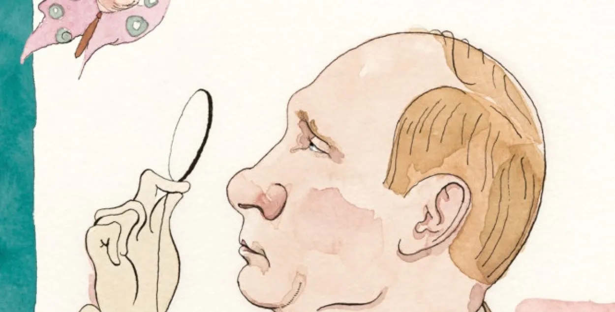 На вокладцы The New Yorker будуць Пуцін і Трамп у выглядзе матылька (фота)
