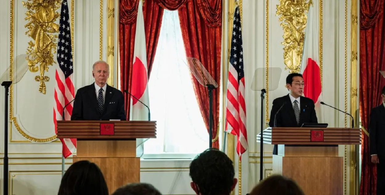 Президент США Джо Байден и премьер Японии Фумио Кисида​ / reuters.com