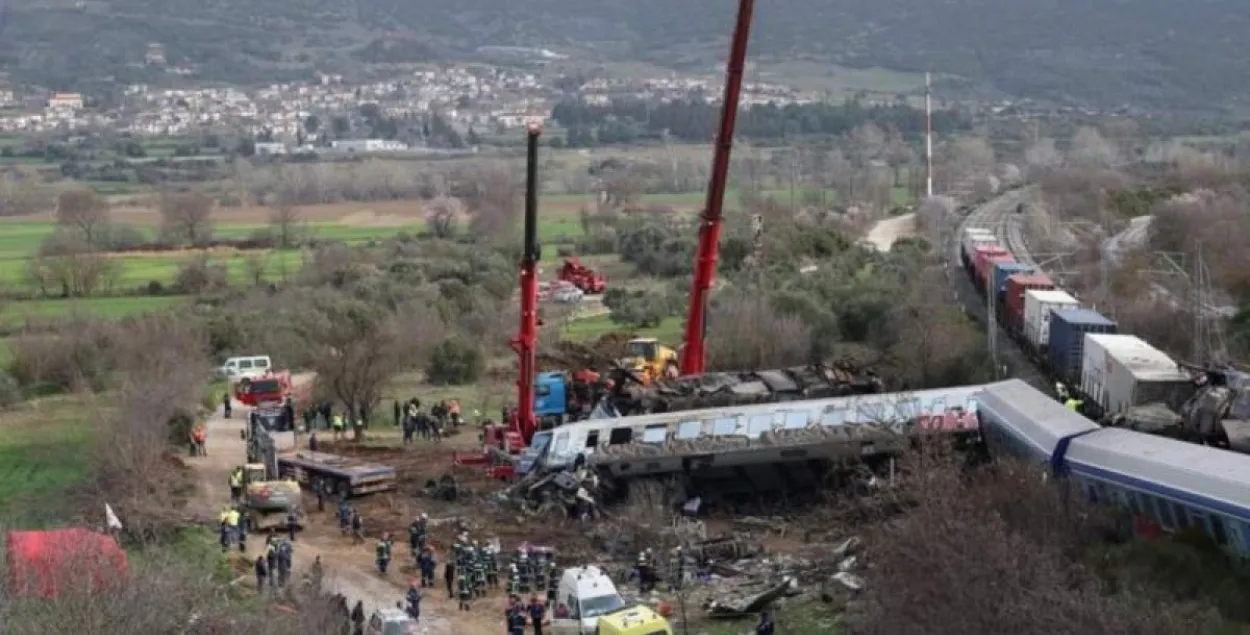 Железнодорожная катастрофа в Греции / Reuters
