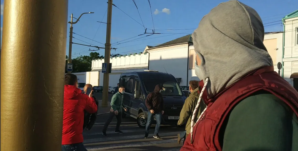 Задержания в Гродно / кадр из видео​
