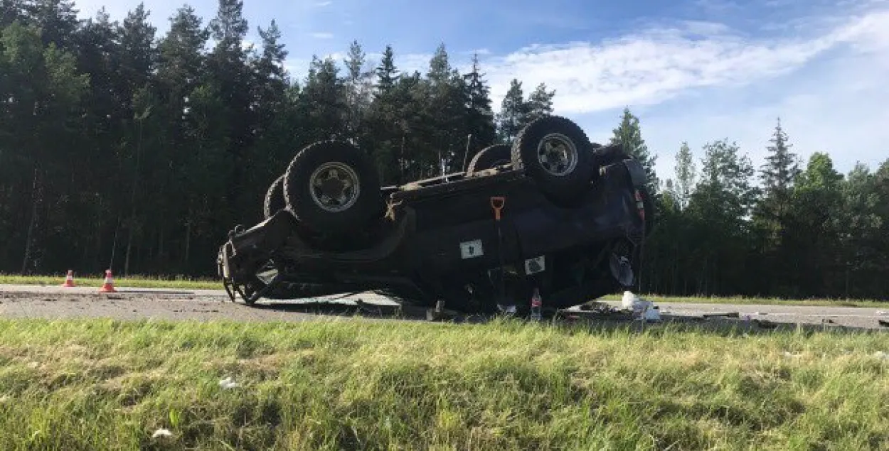 У Мінскім раёне падчас ДТЗ пасажыр вылецеў з салона і загінуў