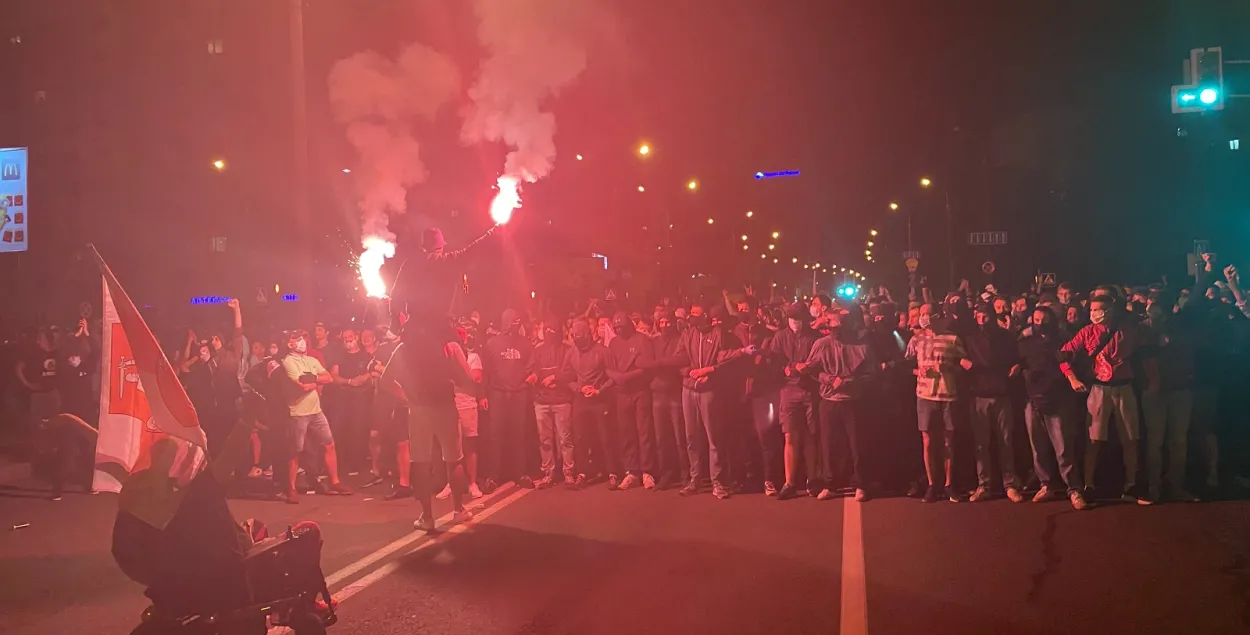 Протесты в Минске 9 августа / Еврорадио​