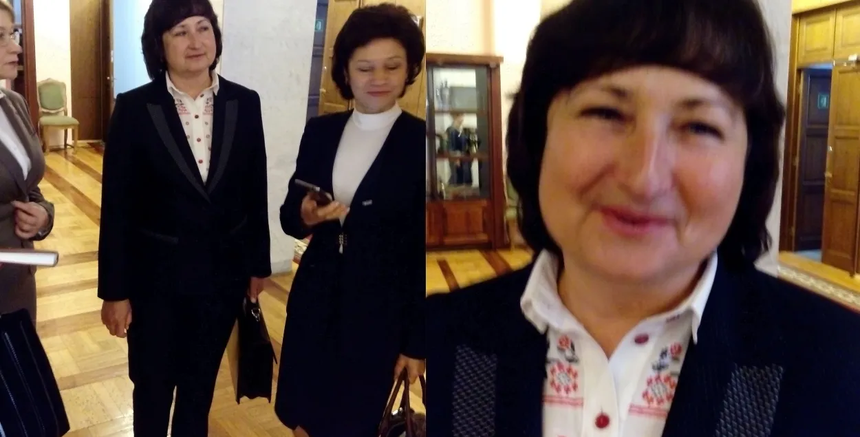 Фотафакт: Дэпутатка Анісім прыйшла ў парламент у вышыванцы