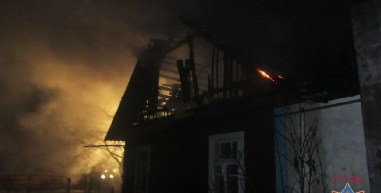 У Шчучынскім раёне на пажары загінулі двое мужчын