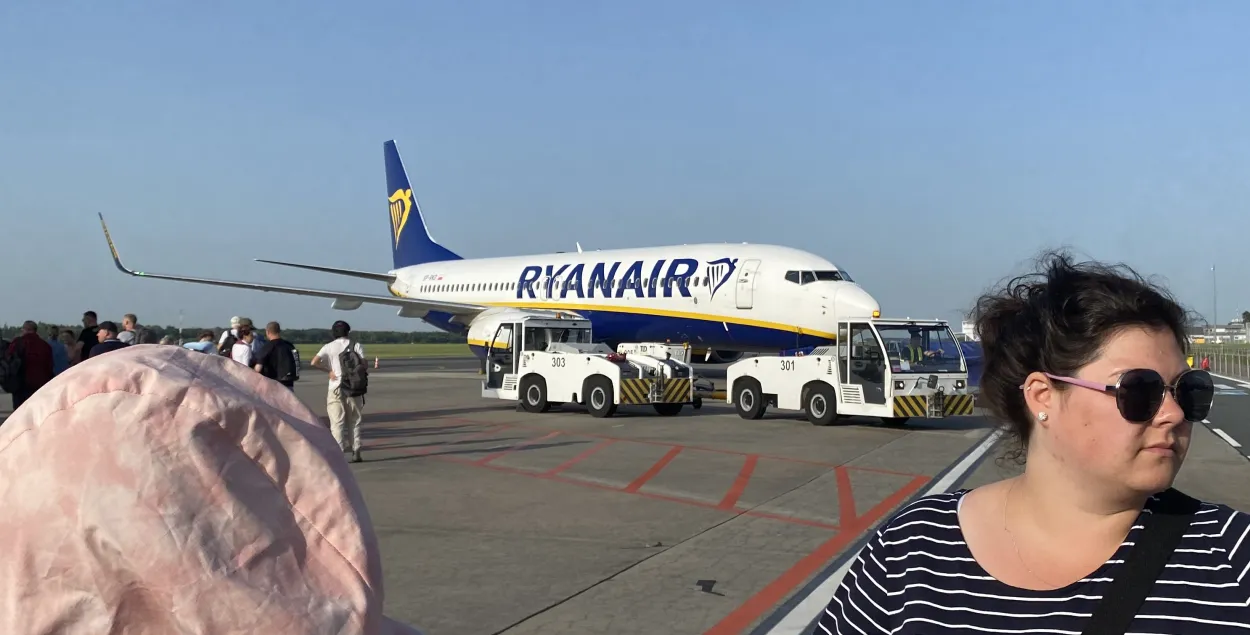Борт Ryanair / Еўрарадыё