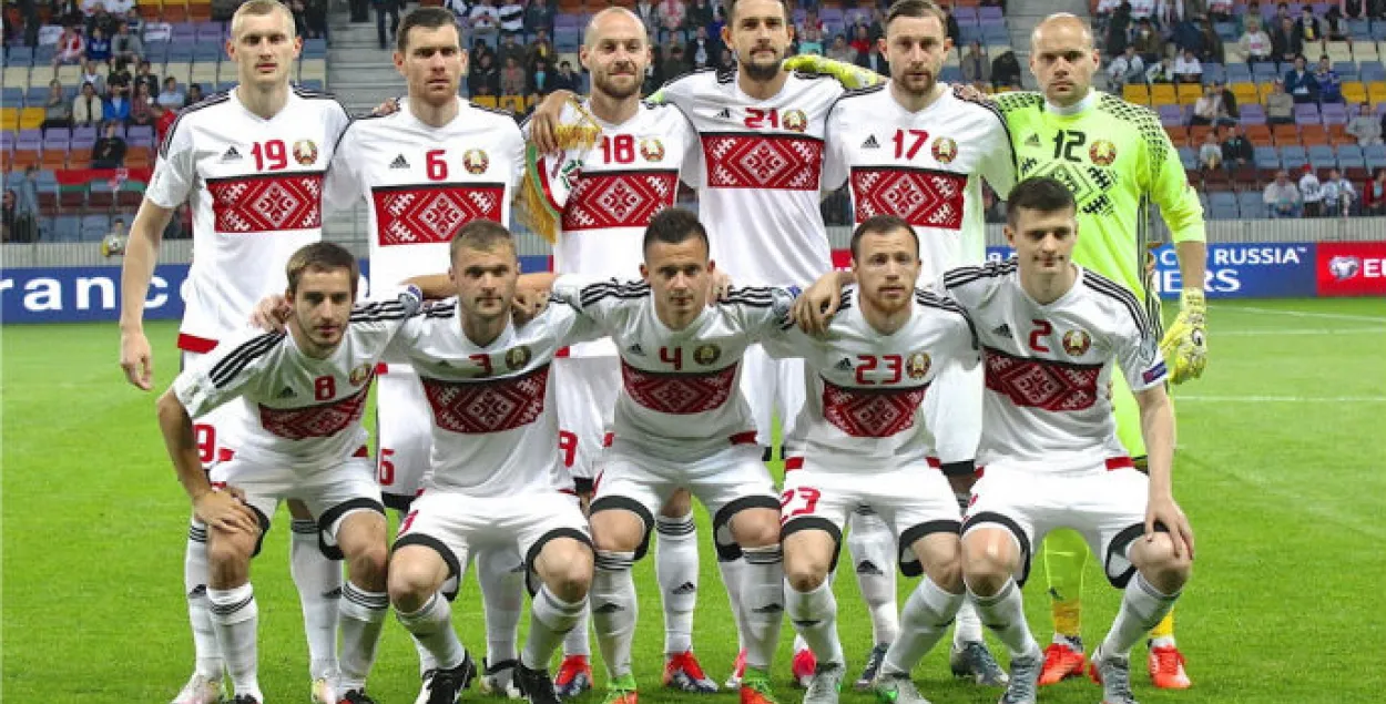 У абноўленым рэйтынгу FIFA зборная Беларусі захавала 78-е месца
