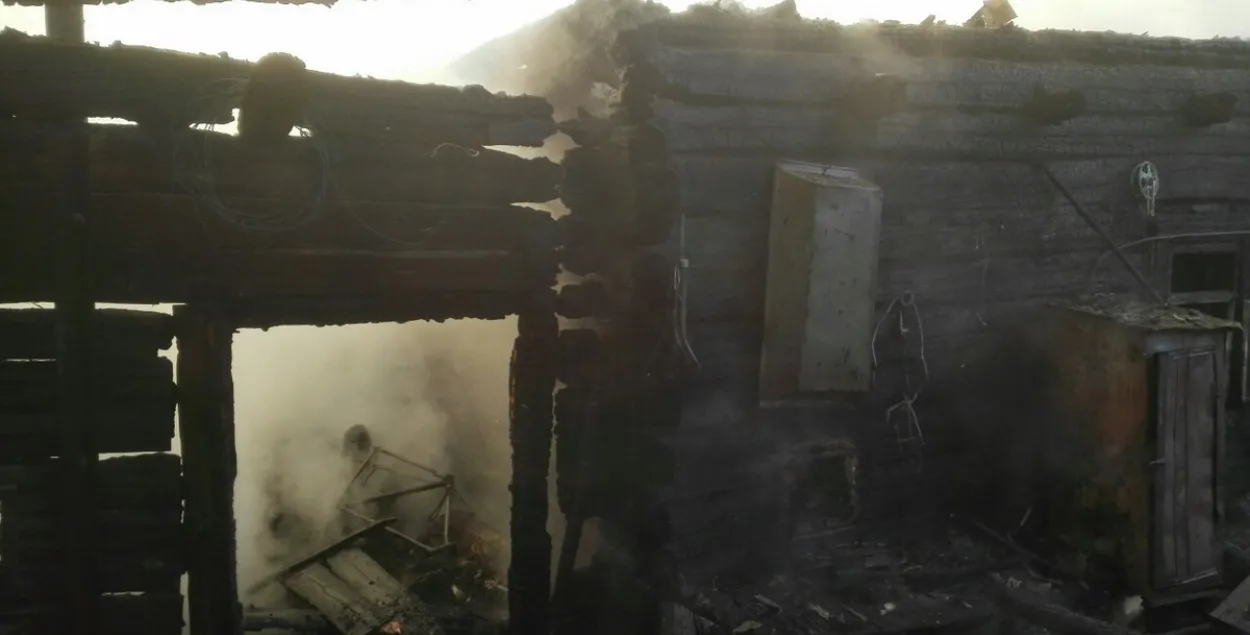 На пажары ў Іўеўскім раёне загінуў пенсіянер