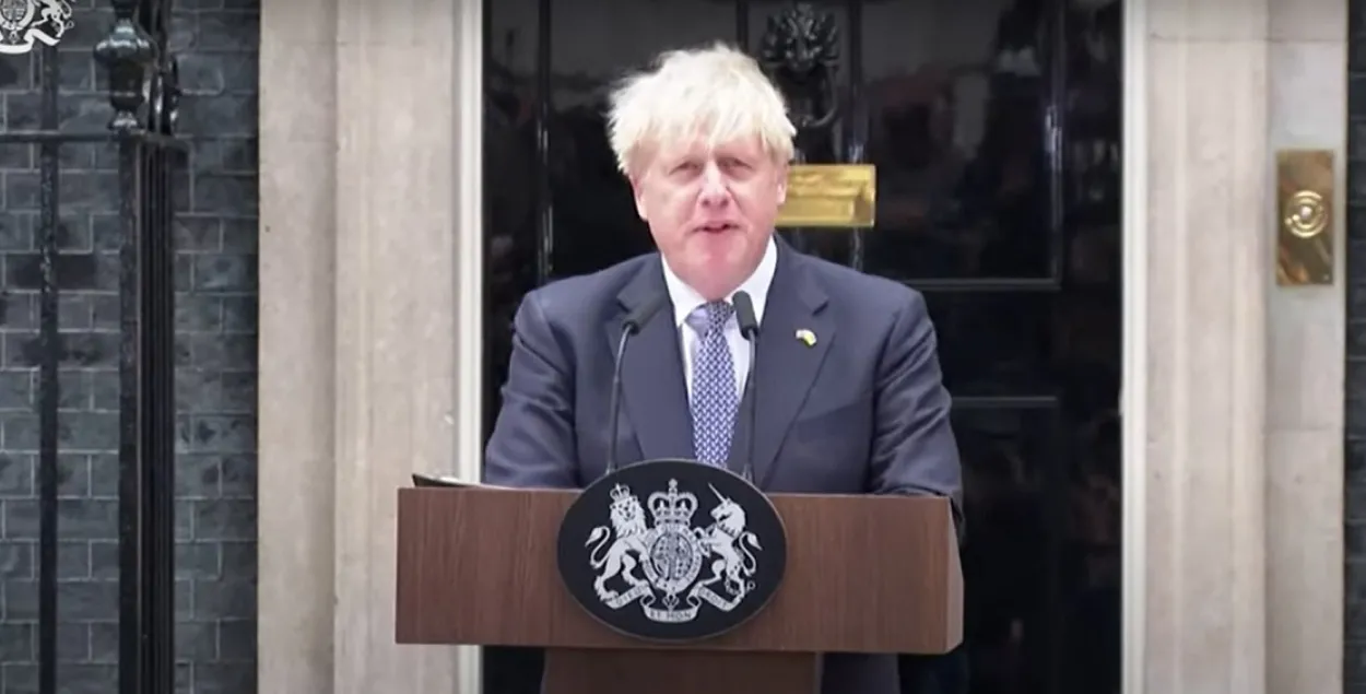 Борис Джонсон обращается к британскому народу 7 июля 2022 года / Скрин с официального видео Даунинг-стрит
