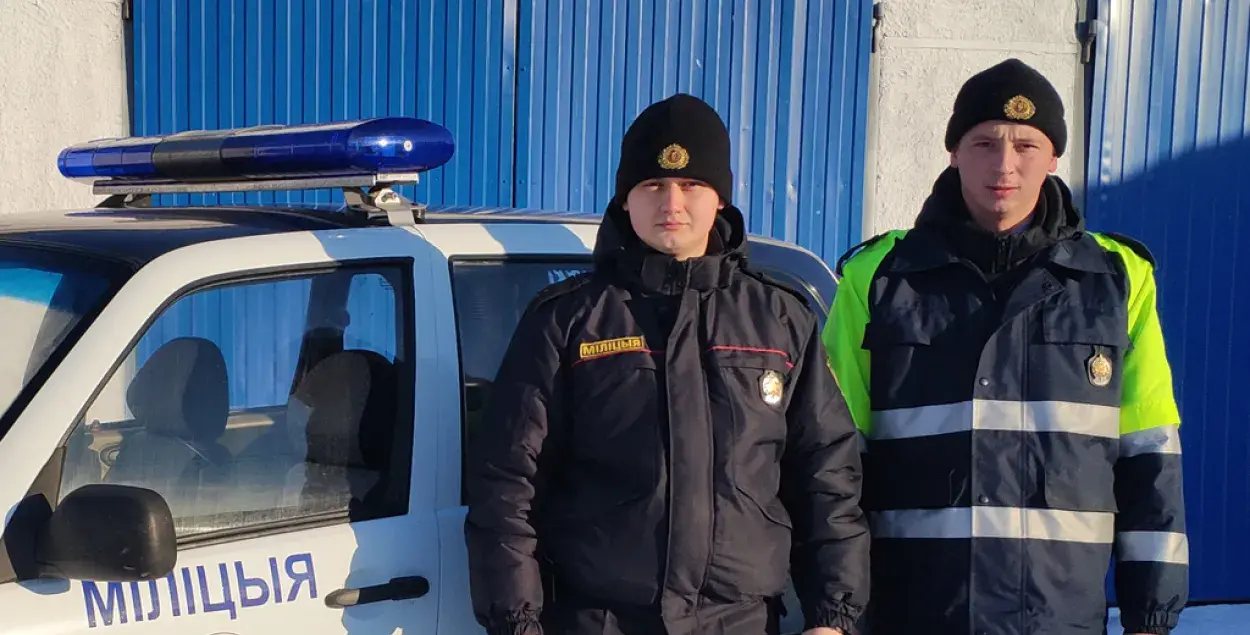 Кармянскі міліцыянт выпадкова падвёз угоншчыка аўтамабіля