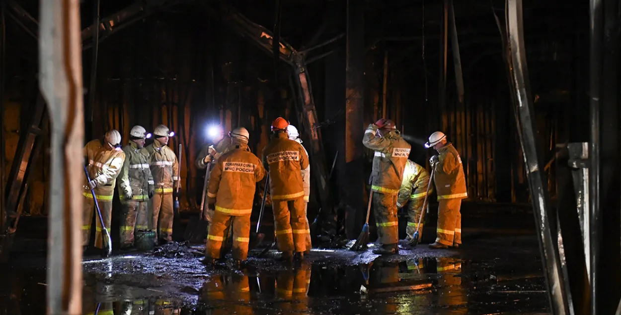 Прычынай пажару ў Кемераве магло быць замыканне ў дратах над дзіцячай пляцоўкай