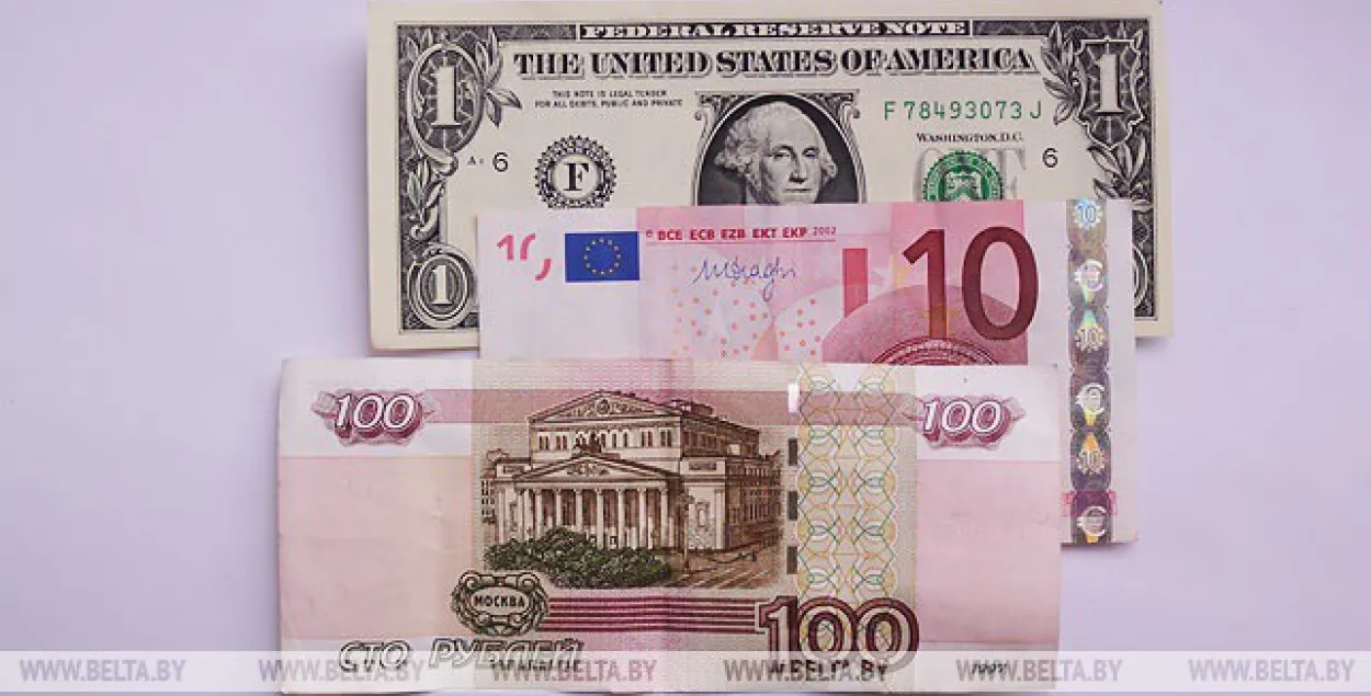 22 студзеня ў Беларусі павялічыліся курсы долара і еўра