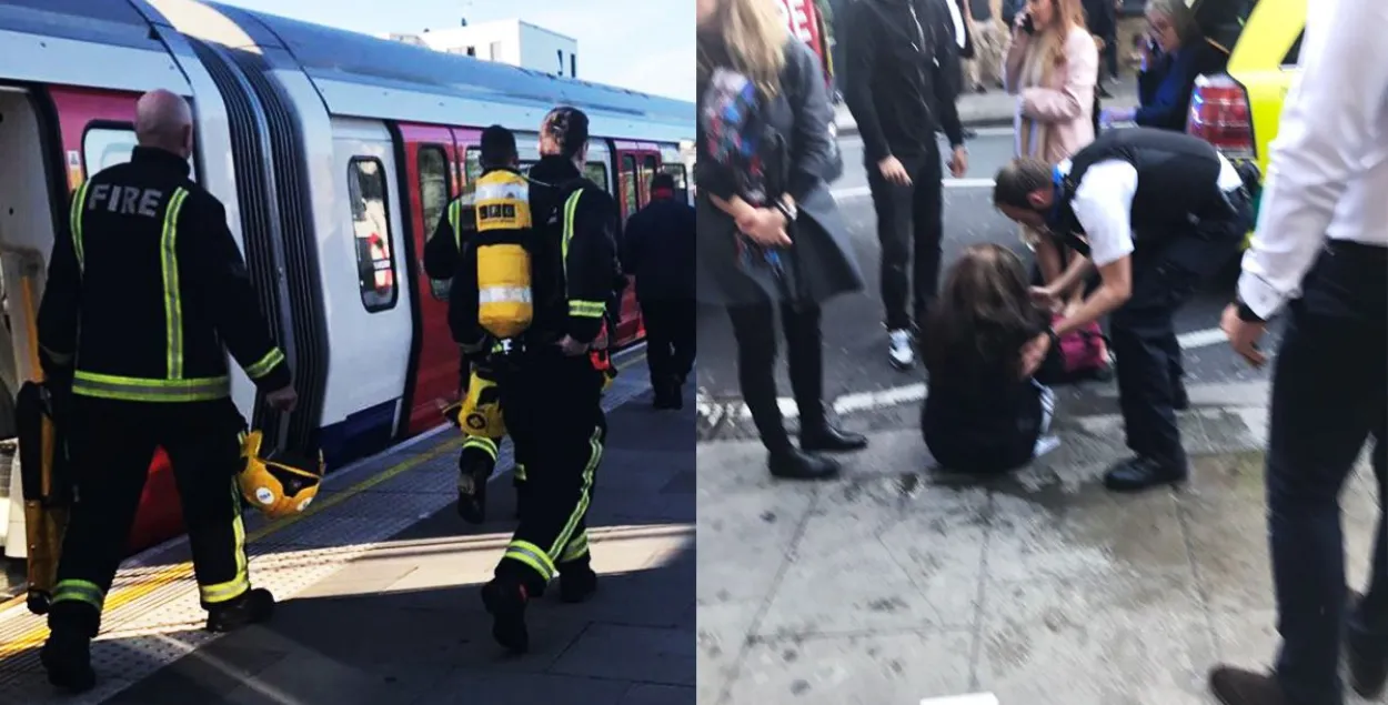 У лонданскім метро адбыўся выбух, некалькі чалавек атрымалі апёкі