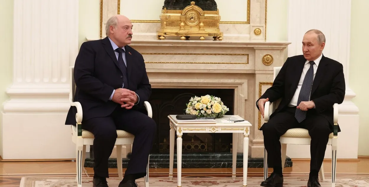 Аляксандр Лукашэнка і Уладзімір Пуцін / president.gov.by
