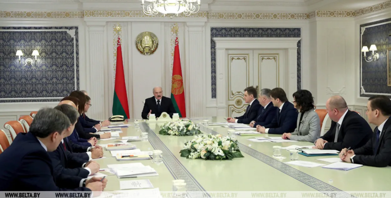 Александр Лукашенко на встрече с руководителями государственных СМИ​ / БЕЛТА