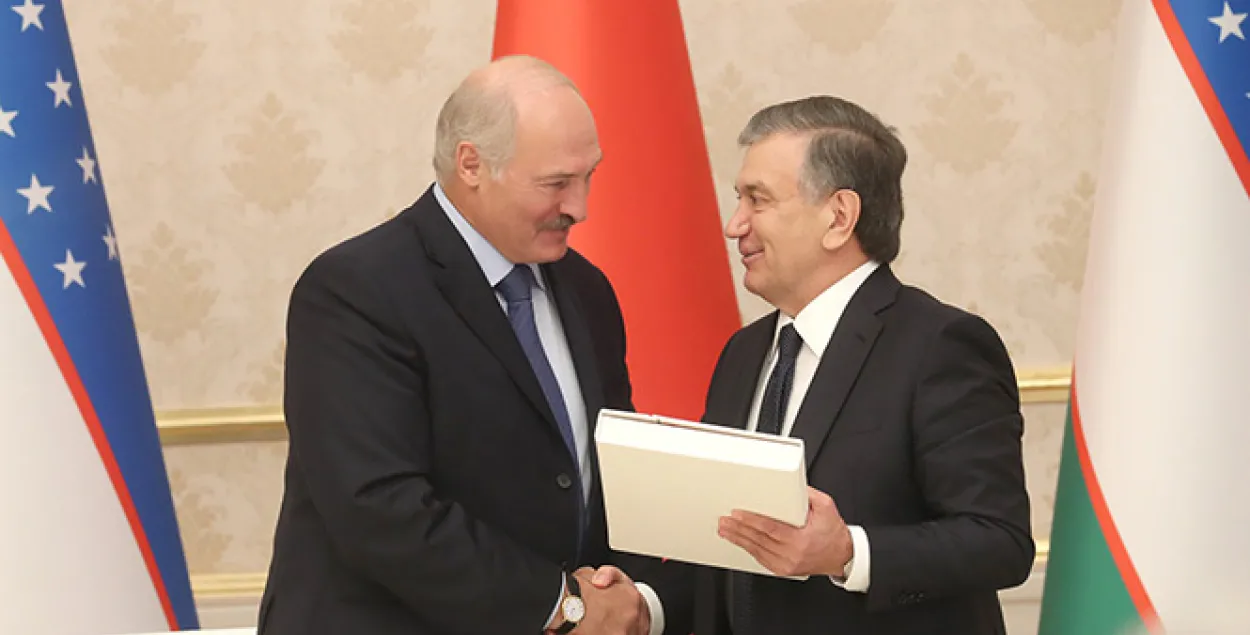 Лукашенко и Мирзиёев. Фото: president.gov.by
