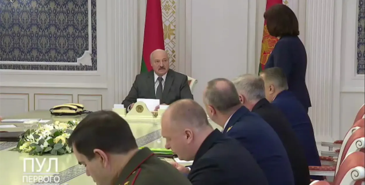 Во время совещания у Александра Лукашенко / Telegram​
