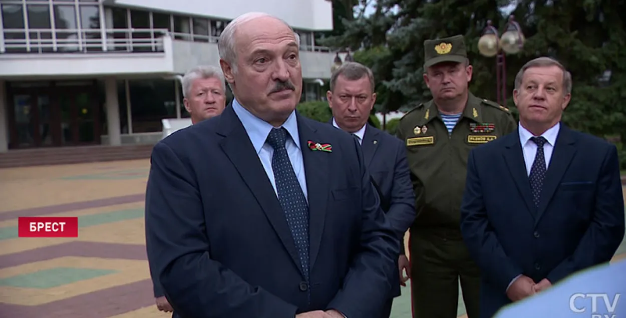Александр Лукашенко в Бресте / СТВ​