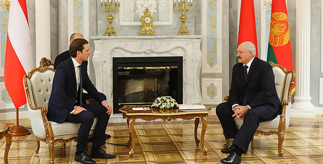 Канцлер Аўстрыі падзякаваў Лукашэнку за збліжэнне ЕС без разрыву з Расіяй