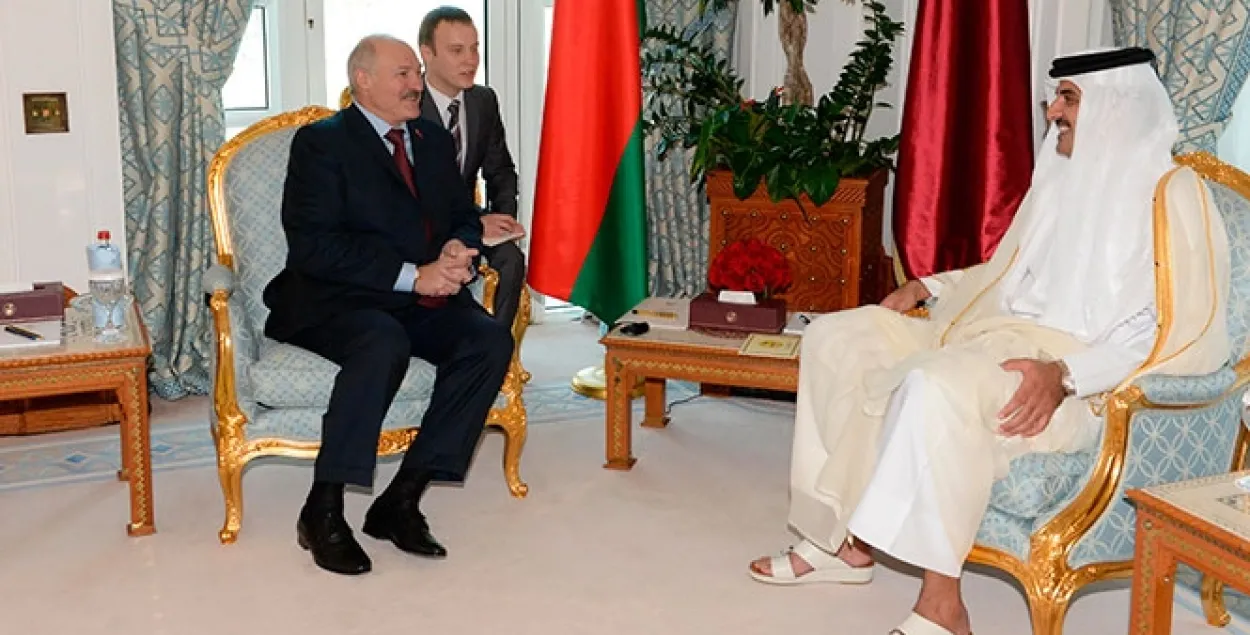 Лукашэнка дамовіўся з эмірам Катара аб цяснейшым эканамічным супрацоўніцтве