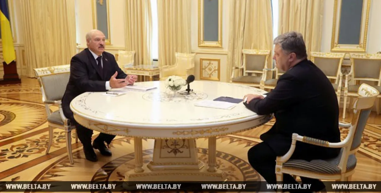Александр Лукашенко и Петр Порошенко. Фото: БЕЛТА.